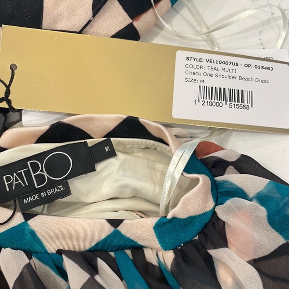 PatBO NWT one shoulder beach dress, size medium - Picture 3 of 5